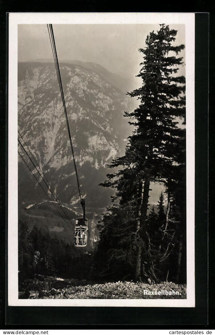 AK Rax, Gondel Der Raxseilbahn  - Seilbahnen