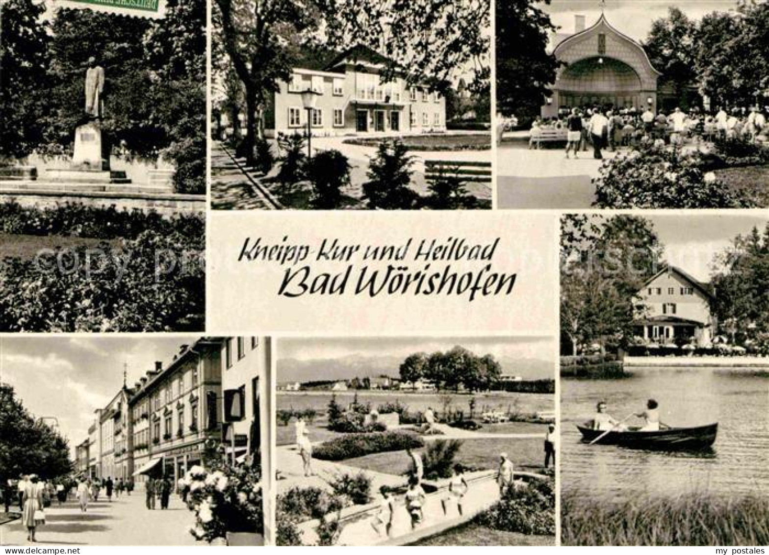 72643509 Bad Woerishofen Kneipp Denkmal Kurhaus Konzertplatz Promenade Wassertre - Bad Woerishofen