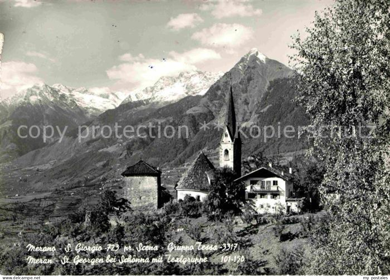 72642572 Meran Merano St Georgen Bei Schoenna Mit Texlgruppe Merano - Altri & Non Classificati