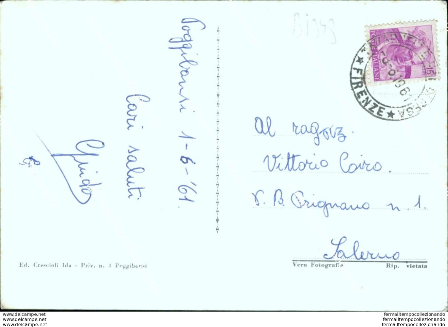 Bi348 Cartolina Poggibonsi Castello Strozzavolpe Provincia Di Siena - Lucca