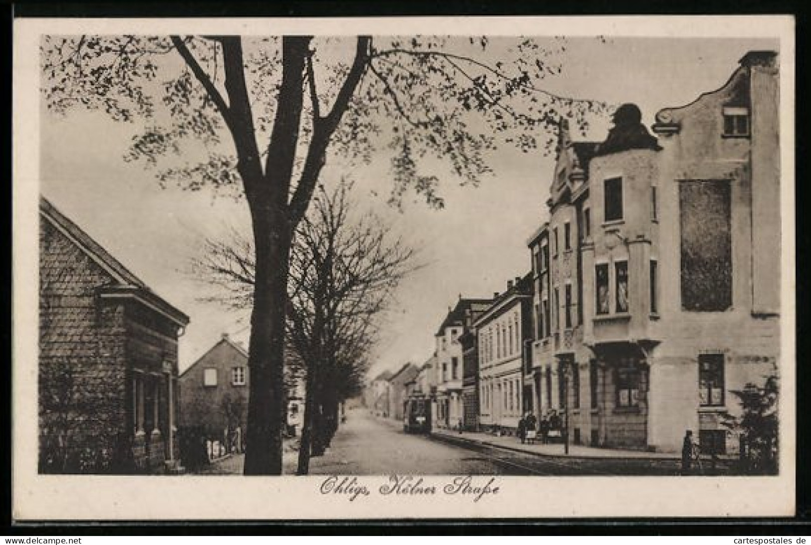 AK Ohligs, Kölner Strasse Mit Passanten  - Sonstige & Ohne Zuordnung