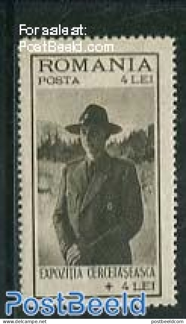 Romania 1931 4L, Stamp Out Of Set, Unused (hinged), Sport - Scouting - Nuevos