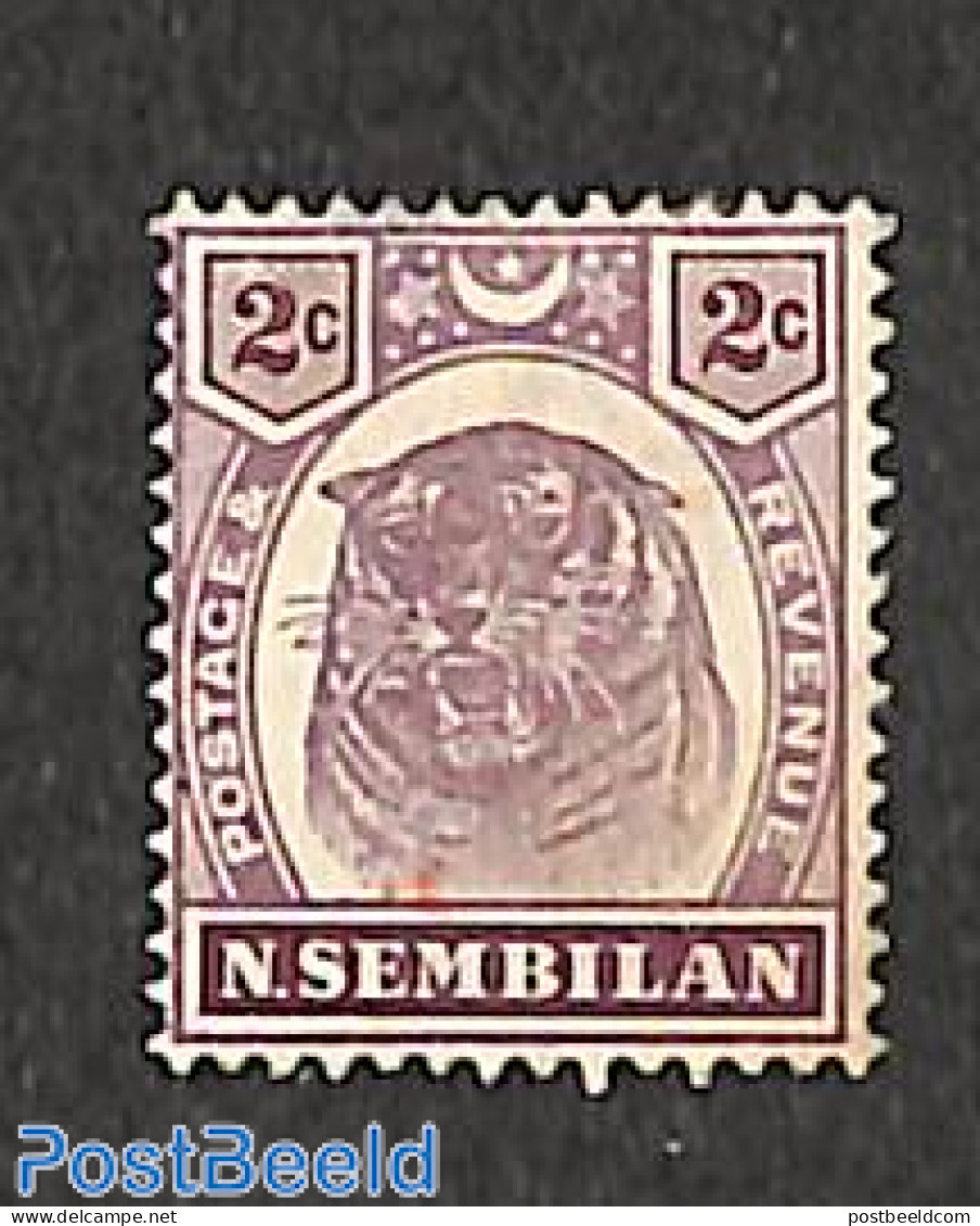 Malaysia 1896 2c, Stamp Out Of Set, Unused (hinged), Nature - Cat Family - Other & Unclassified