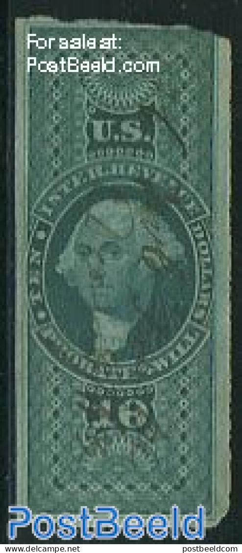 United States Of America 1862 $10, Revenue Stamp, Probate Of Will, Imperf., Used - Sonstige & Ohne Zuordnung