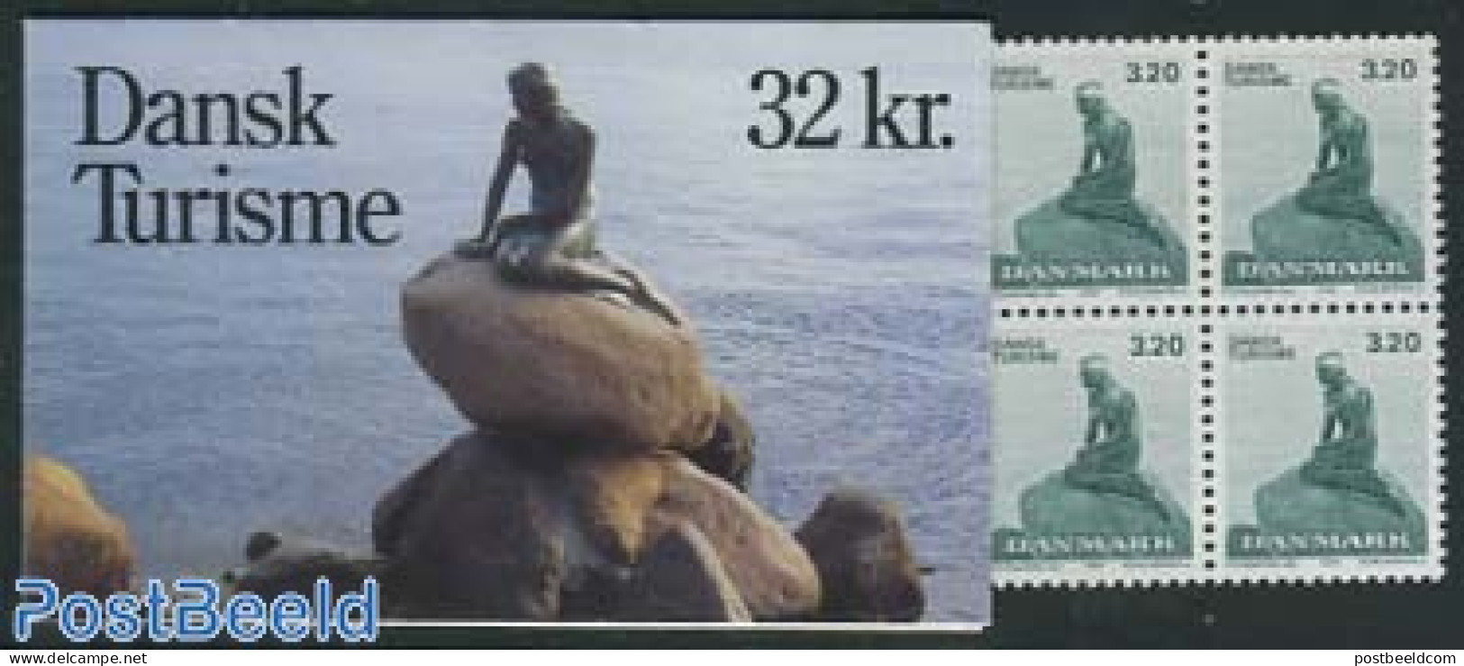 Denmark 1989 Tourism Booklet, Mint NH, Stamp Booklets - Art - Sculpture - Unused Stamps