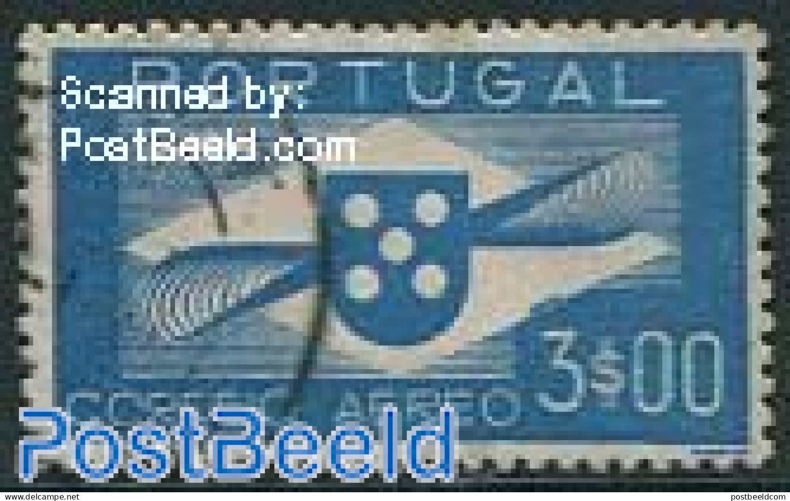 Portugal 1941 3E Blue, Stamp Out Of Set, Unused (hinged) - Neufs