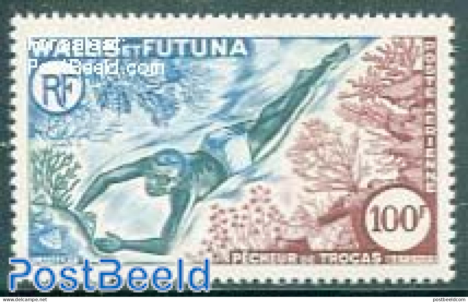 Wallis & Futuna 1962 100F, Stamp Out Of Set, Mint NH, Sport - Diving - Immersione