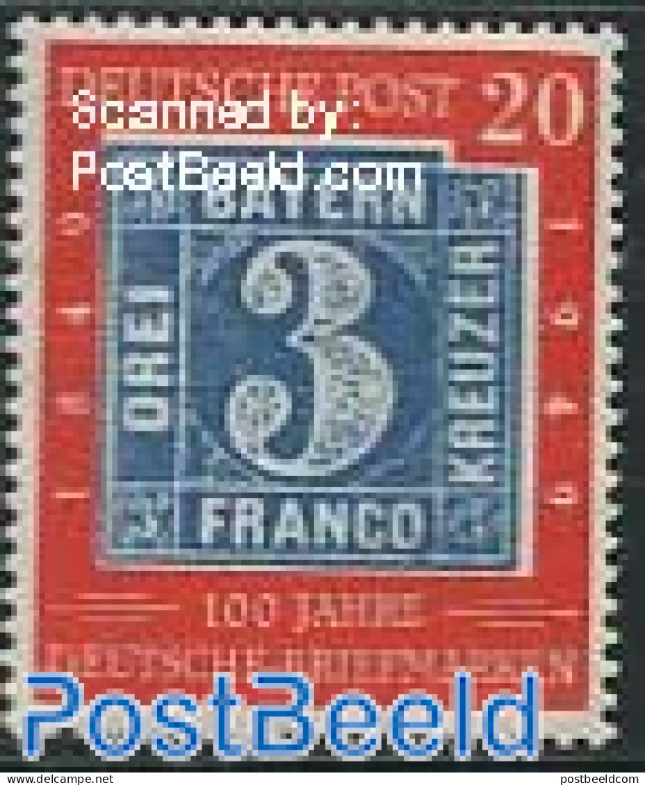 Germany, Federal Republic 1949 20pf, Stamp Out Of Set, Mint NH, Stamps On Stamps - Ongebruikt