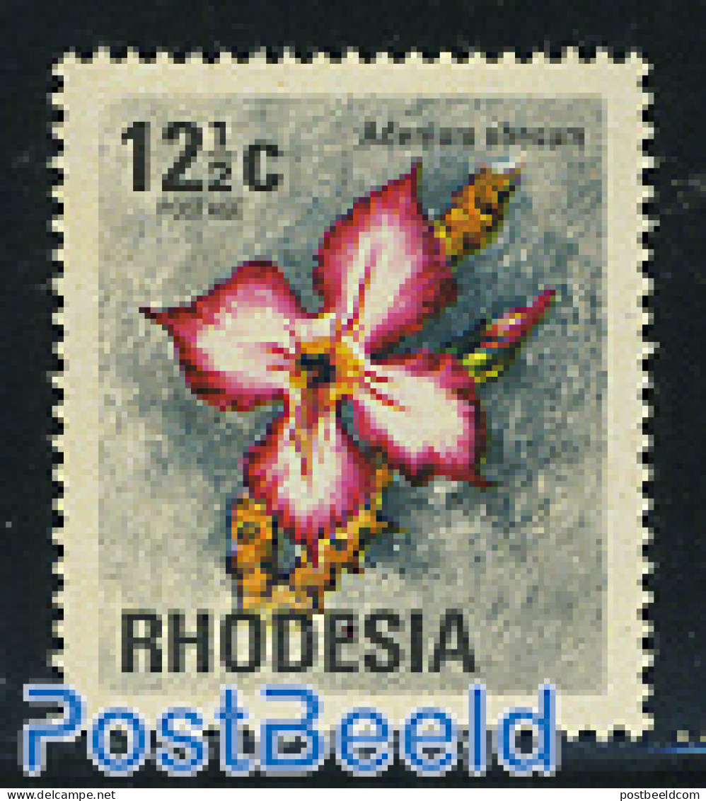 Rhodesia 1974 Stamp Out Of Set, Mint NH, Nature - Flowers & Plants - Andere & Zonder Classificatie