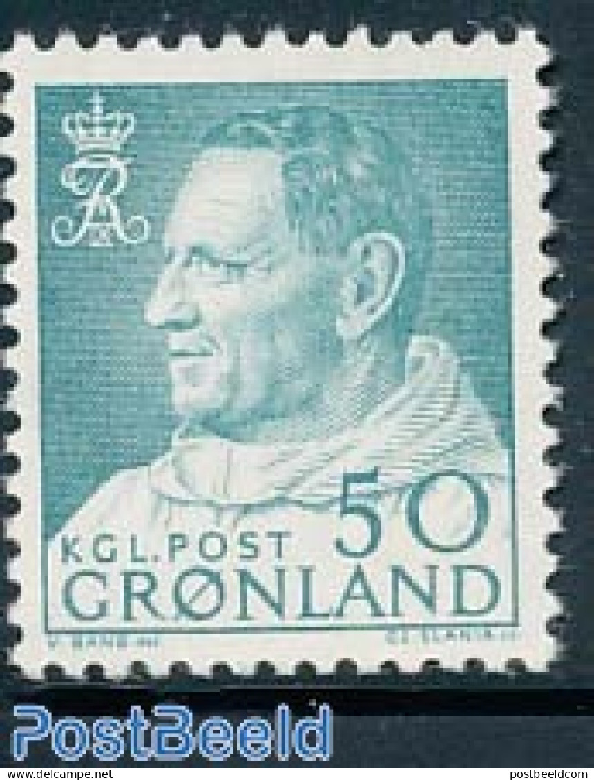 Greenland 1963 50 Ore, Stamp Out Of Set, Mint NH - Unused Stamps