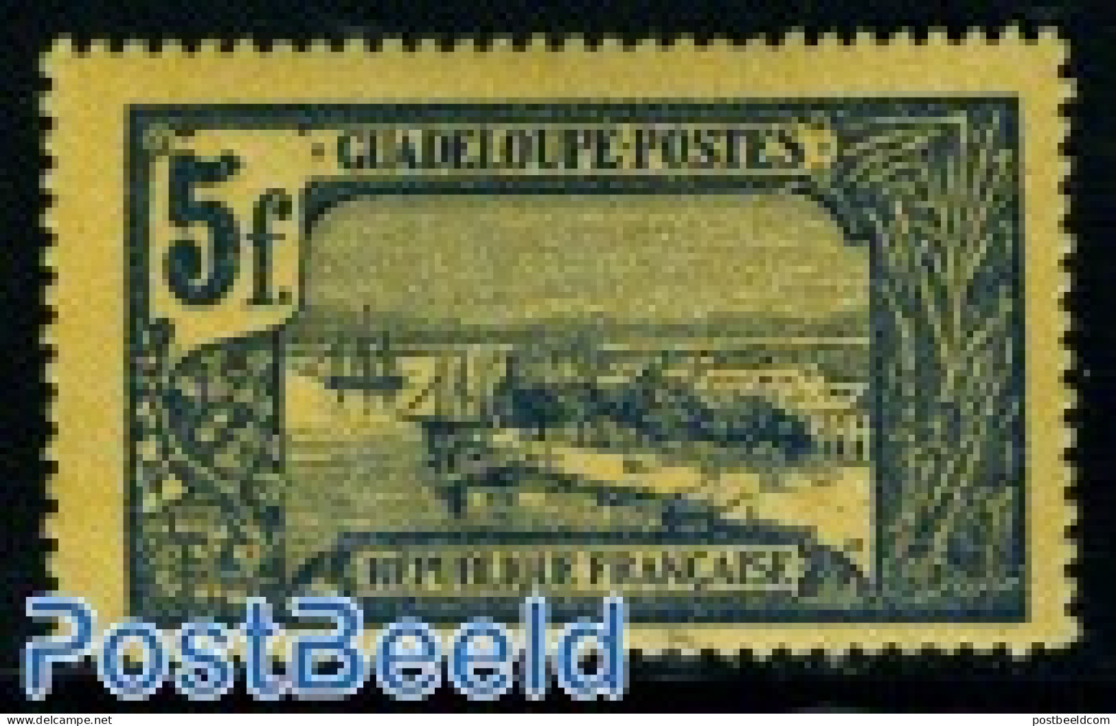 Guadeloupe 1905 Stamp Out Of Set, Mint NH, Transport - Ships And Boats - Unused Stamps