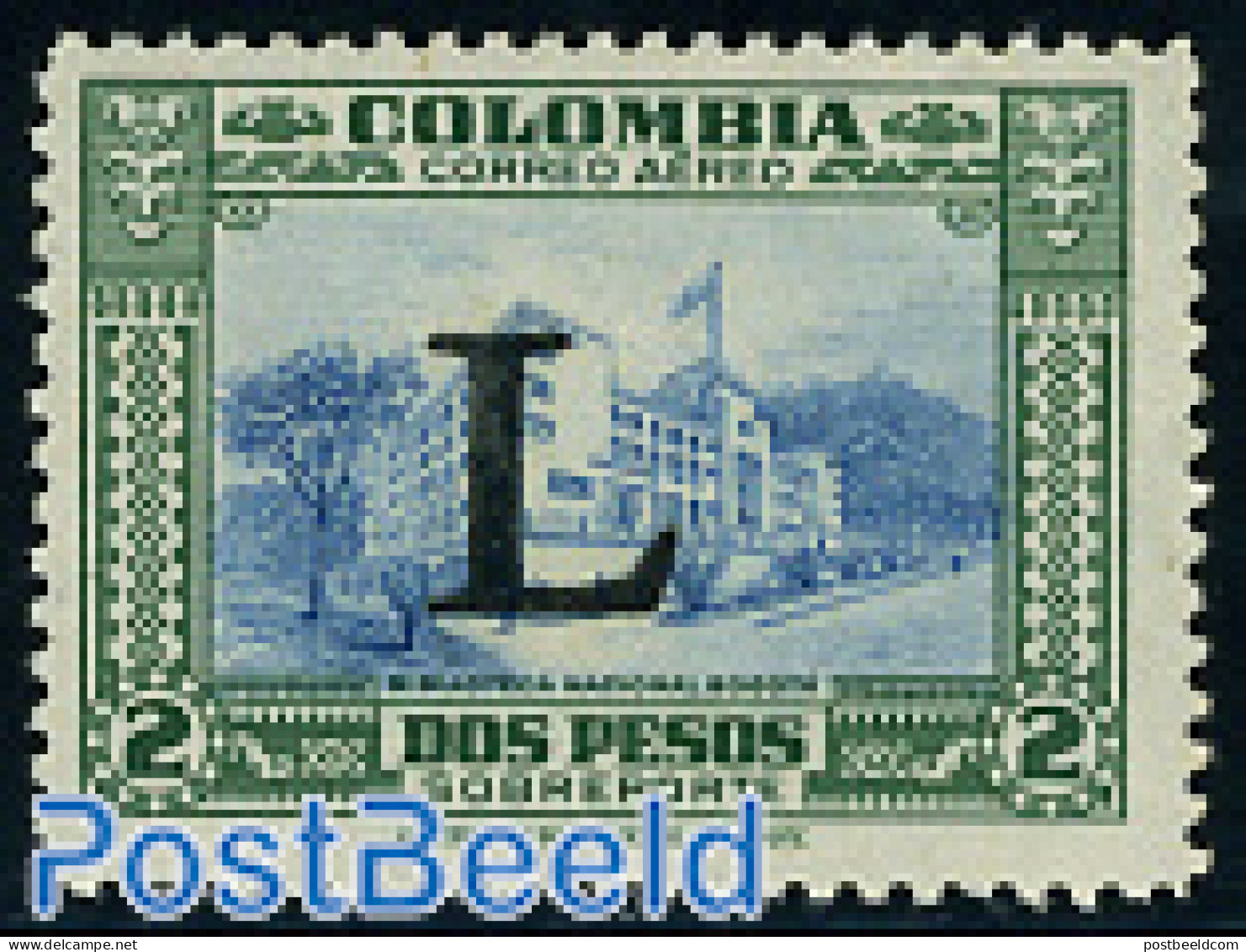 Colombia 1950 Stamp Out Of Set, Mint NH, Art - Libraries - Colombie