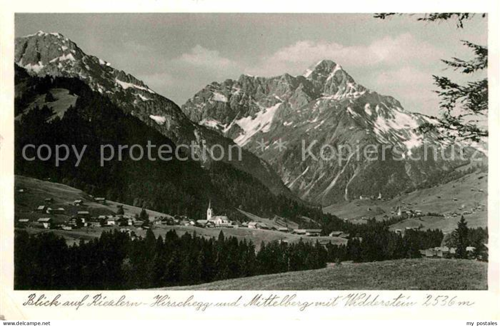 72640488 Hirschegg Kleinwalsertal Vorarlberg Mittelberg Widderstein  Mittelberg - Other & Unclassified