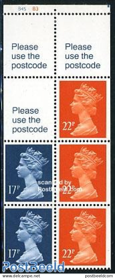 Great Britain 1990 Definitives Booklet Pane, Mint NH - Neufs