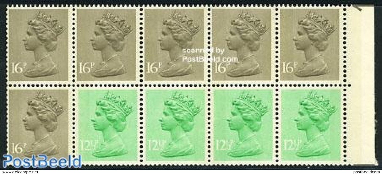 Great Britain 1983 Definitives Booklet Pane, Mint NH - Neufs