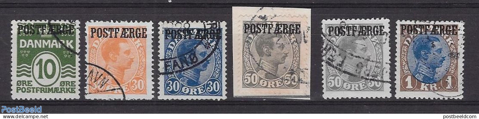 Denmark 1922 Postfaerge 6v, Mint NH - Neufs