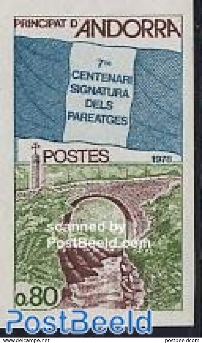 Andorra, French Post 1978 Pareage Treaty 1v, Mint NH, Art - Bridges And Tunnels - Ungebraucht