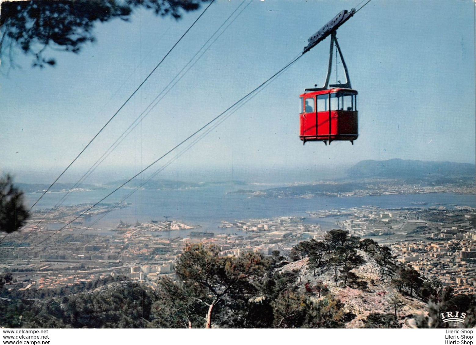 TOULON ( Var ) Le Mont Faron - Le Téléphérique Et La Rade - Établissements G. GANDINNI - Toulon