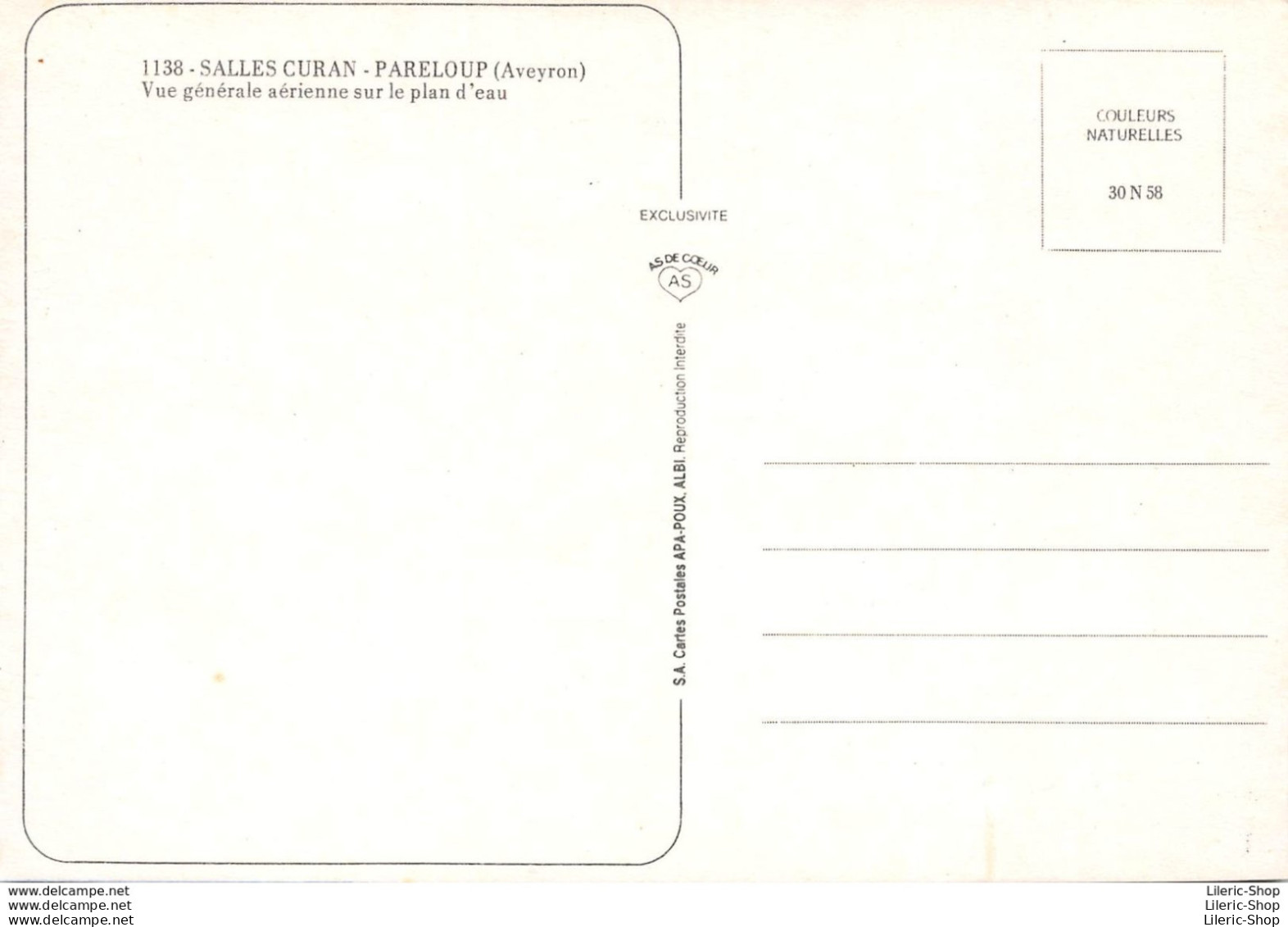 Salles Curan - Pareloup - 3 Cpsm/cpm -Pont Neuf Et Route De Rodez -Vues Générales Aériennes - APA-POUX - Sonstige & Ohne Zuordnung