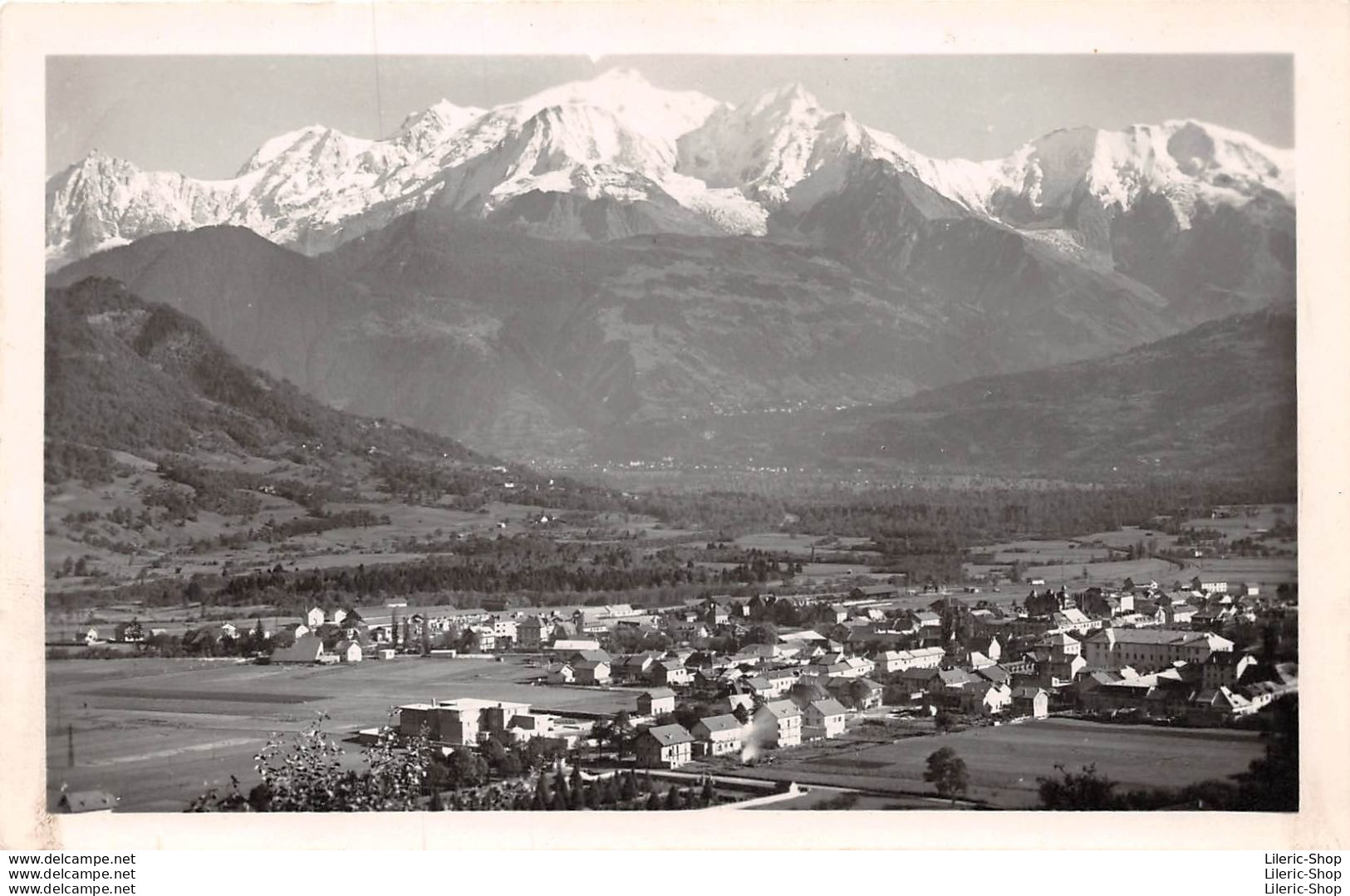 CPSM ±1960 - SALLANCHES Et Le Mont Blanc - L. MORAND, PHOT.  ÉDITEUR - MÉGÈVE - Sallanches