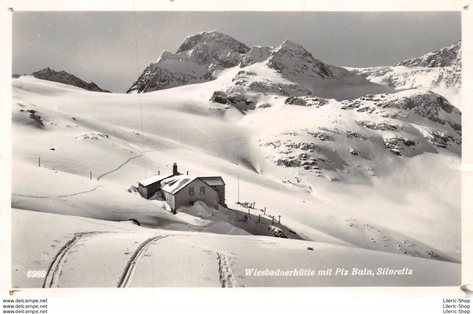 ÖSTERREICH  WIESBADNERHÜTTE MIT PIZ BUIN SILVRETTA PHOTO SILVRETTA VERLAG, RUDOLF MATHIS CPSM PF - Gaschurn