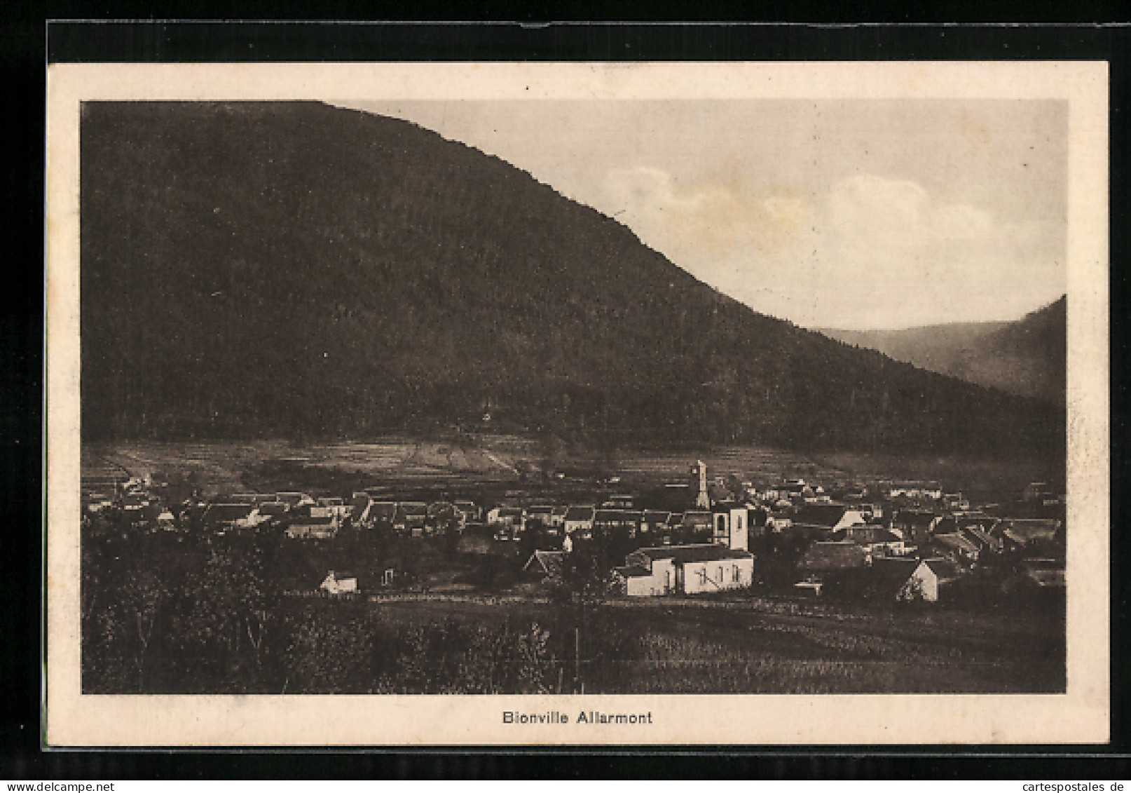 CPA Bionville Allarmont, Vue Générale Avec Bergen Aérienne  - Andere & Zonder Classificatie