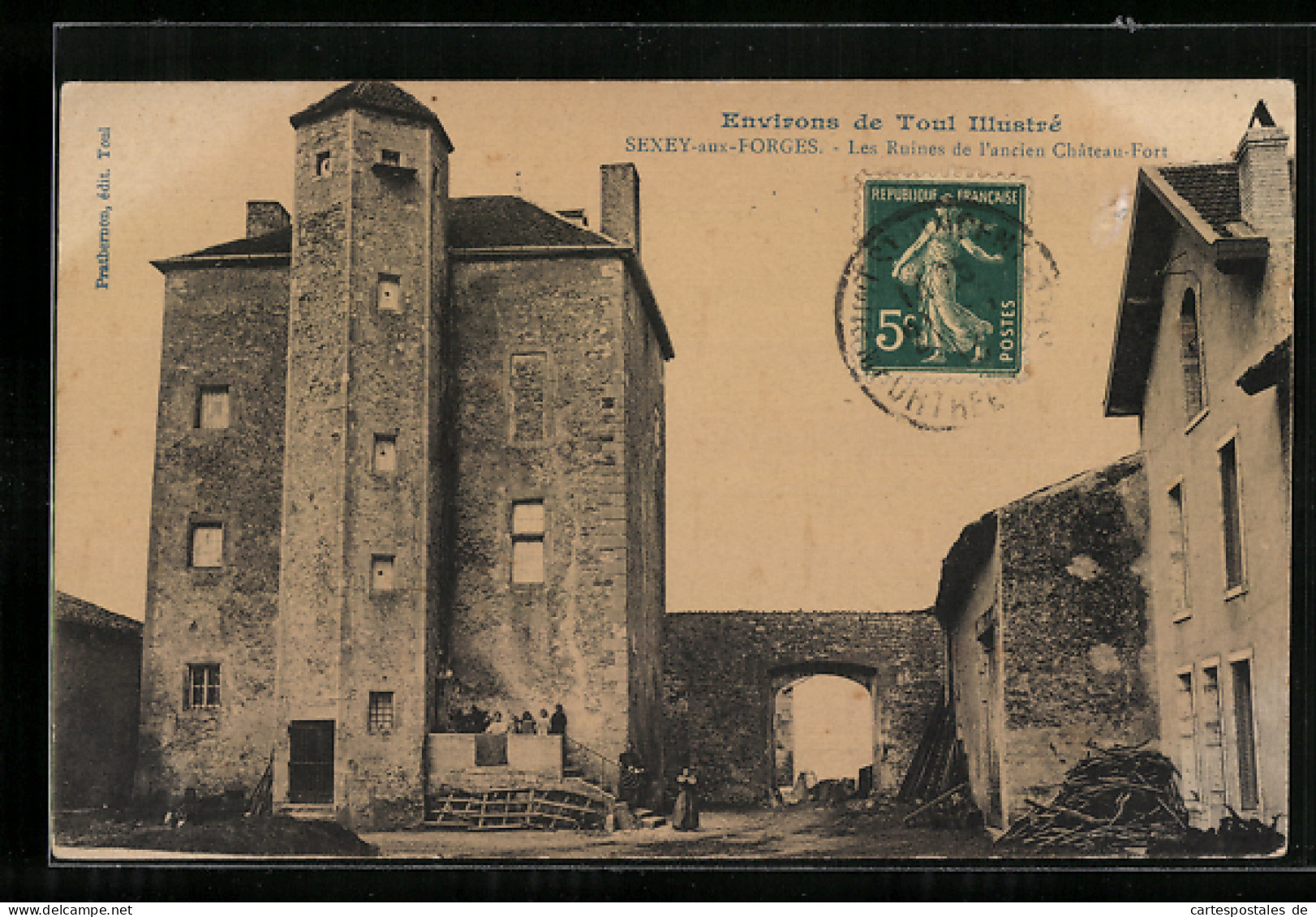 CPA Sexey-aux-Forges, Les Ruines De L`ancien Chateau-Fort  - Andere & Zonder Classificatie