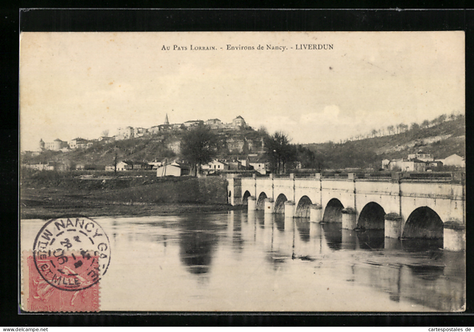 CPA Liverdun, Vue Générale Depuis La Rive Opposée  - Liverdun