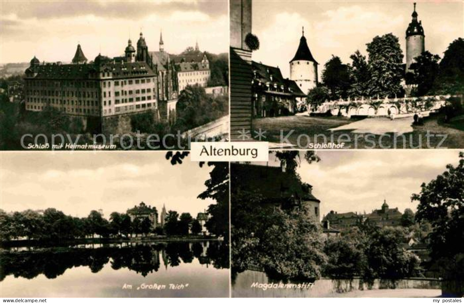 72639821 Altenburg Naumburg Schlosshof Magdalenenstift Grossen Teich  Altenburg  - Naumburg (Saale)