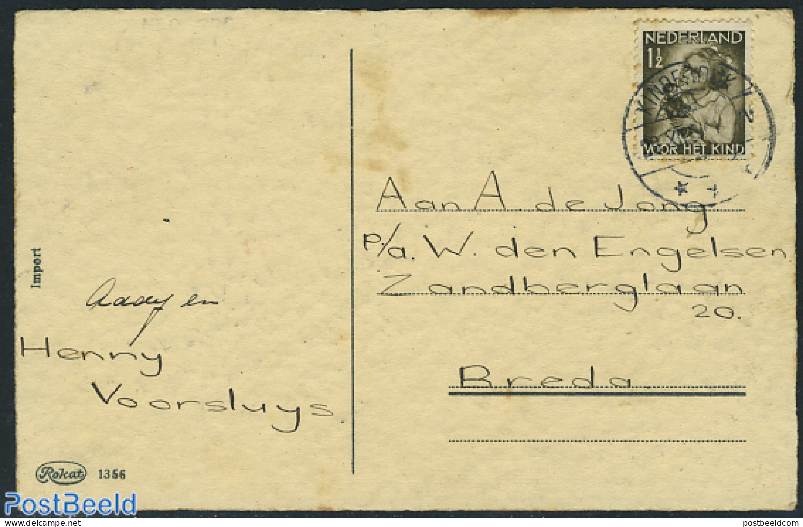 Netherlands 1934 Postcard With 1.5c Brown, Postal History - Lettres & Documents