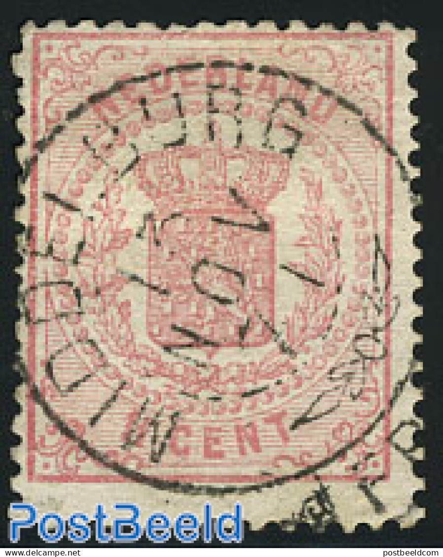 Netherlands 1875 1.5c Pink, C. Middelburg, Used Stamps, Various - Cancellations (specialized) - Gebraucht