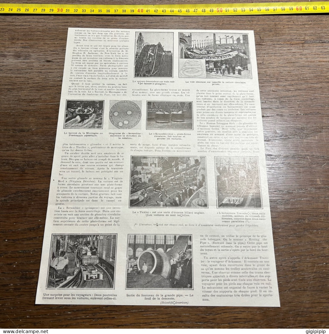 1908 PATI Inventions Jeux Attractions Scrambler-tine Tickler L'Arkansaw Traveler Stephen E. Jackman Virginia Reel - Collections