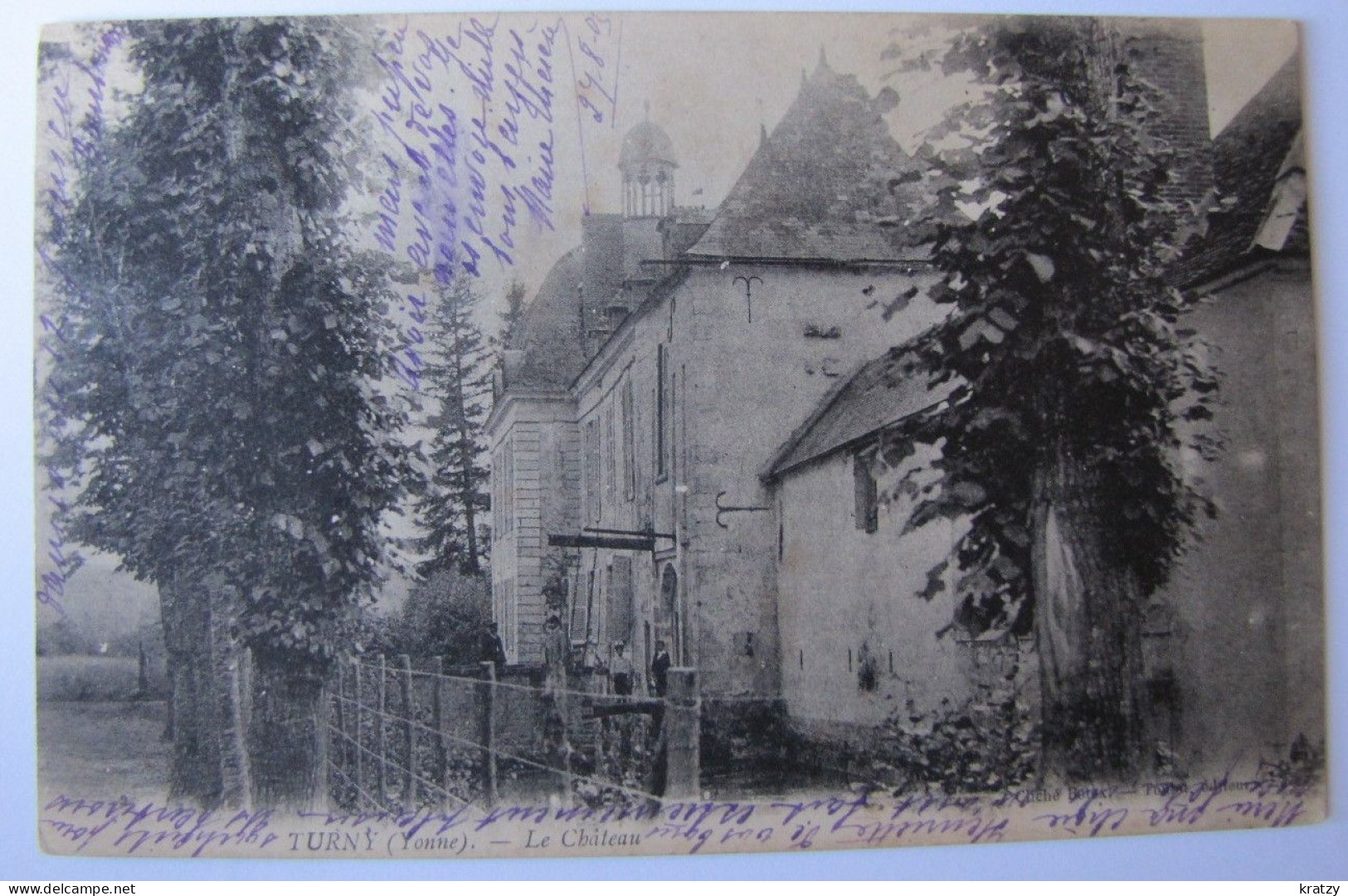 FRANCE - YONNE - TURNY - Le Château - 1908 - Other & Unclassified