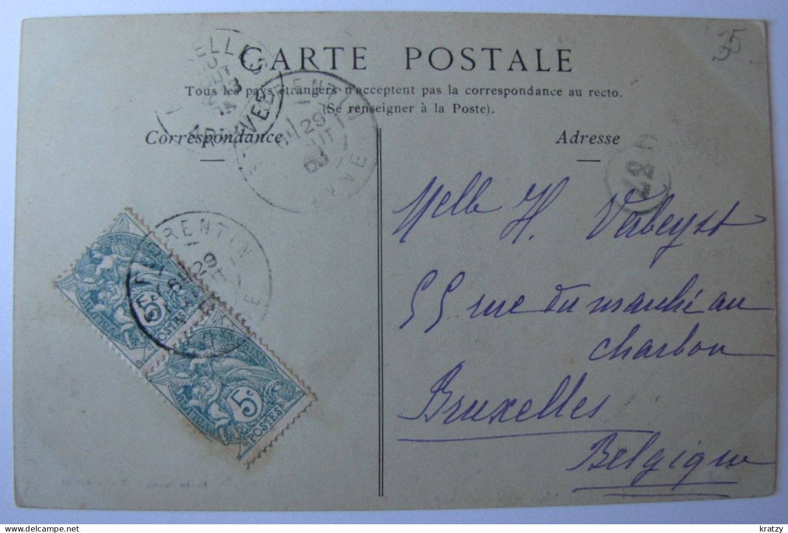 FRANCE - YONNE - TURNY - Le Château - 1908 - Other & Unclassified