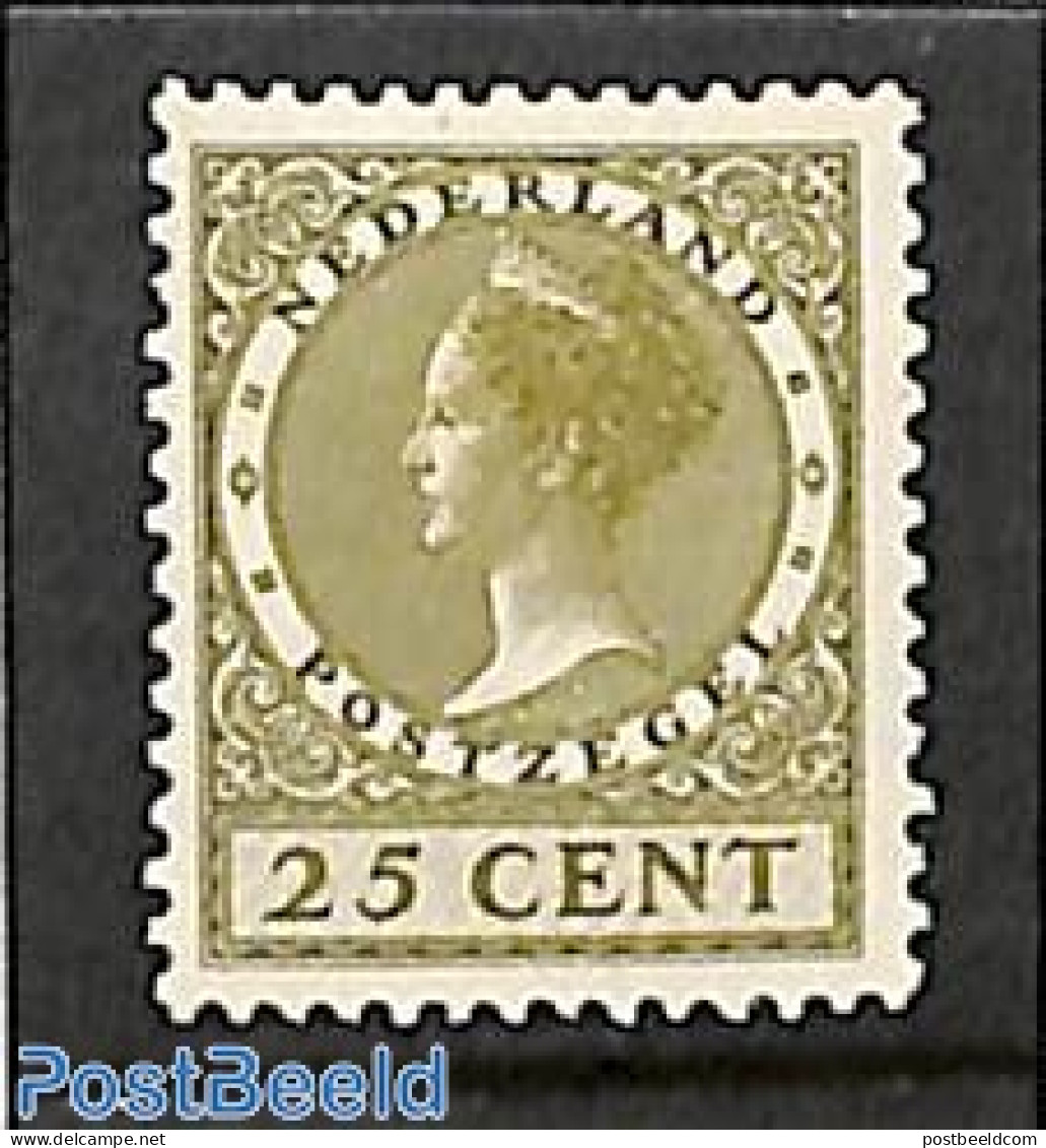 Netherlands 1934 25c, Perf. 13.5:12.75, Stamp Out Of Set, Mint NH - Nuovi