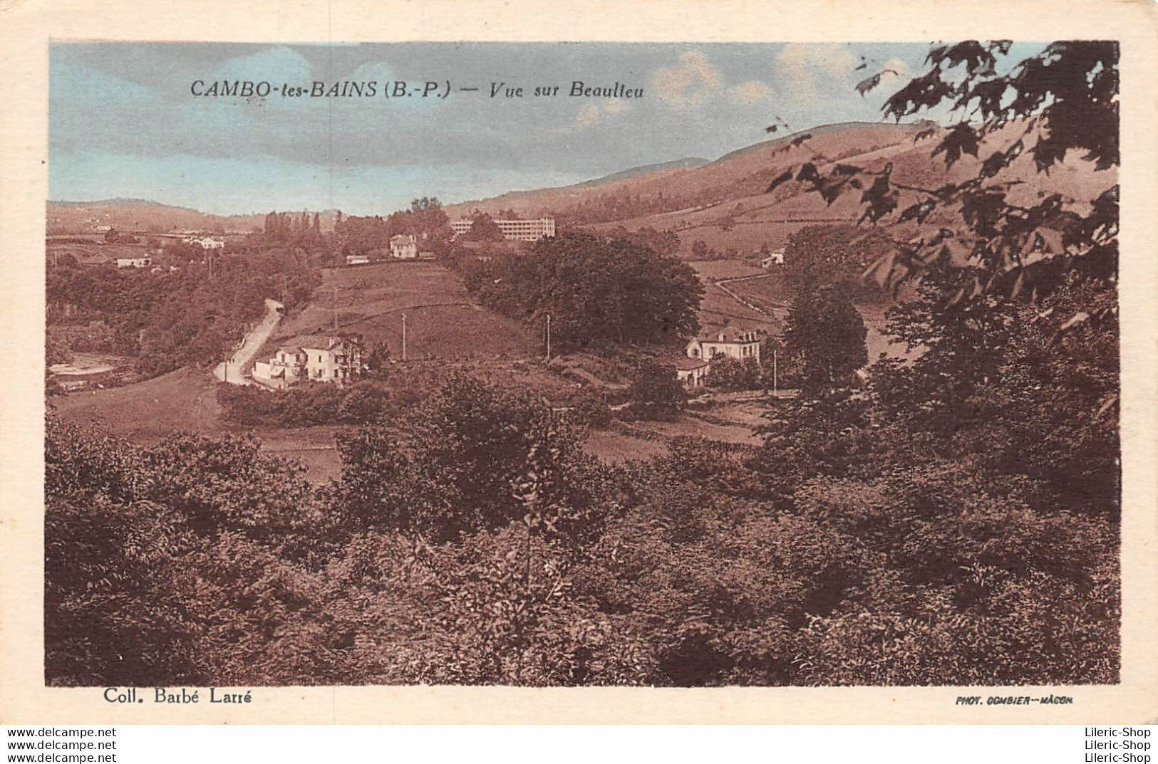 CAMBO-les-BAINS (64) CPA ±1910 - Vue Sur Beaulieu  Phot. COMBIER - Cambo-les-Bains