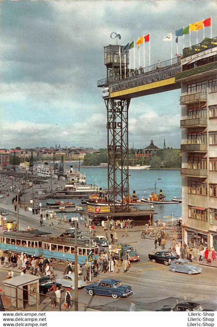 STOCKHOLM  CPSM  1965  - Katarinahissen. Restaurang Gondolen - Svezia