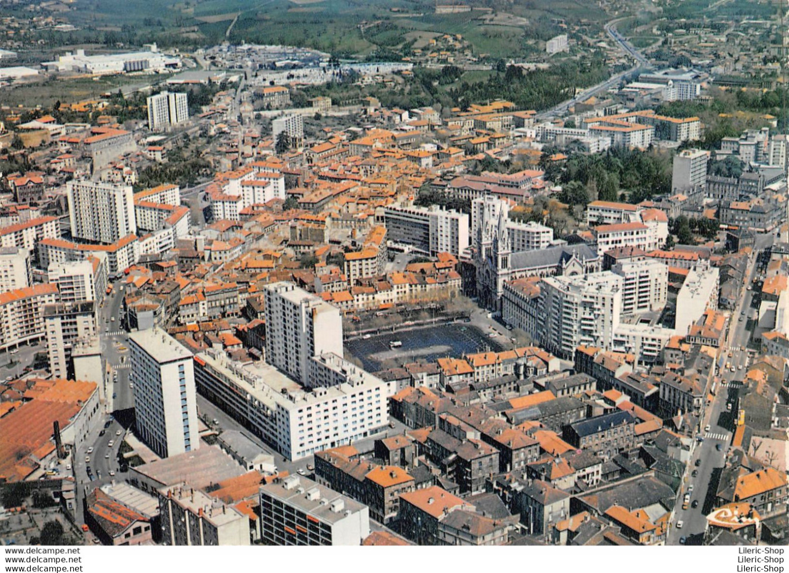 SAINT-CHAMOND (42) CPSM ±1970 - Vue Générale Aérienne -Éd. COMBIER - - Saint Chamond