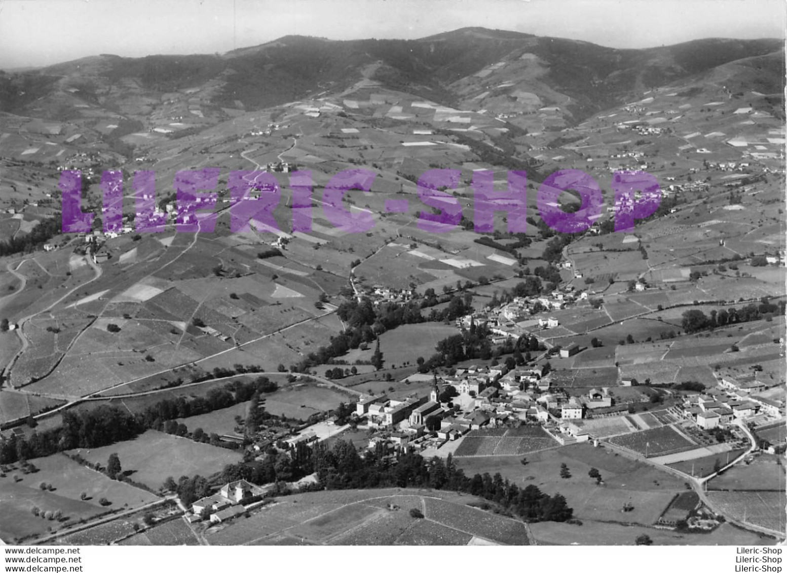 LE PERRON (69) CPSM ±1960 - Vue  Aérienne Panoramique -. Éd. J. CELLARD - Andere & Zonder Classificatie