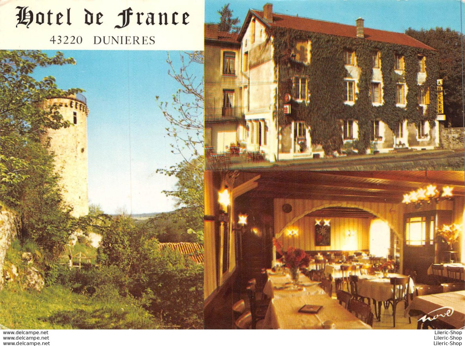 DUNIÈRES (43) - Hôtel De France -  Éd. NOVE - Sonstige & Ohne Zuordnung