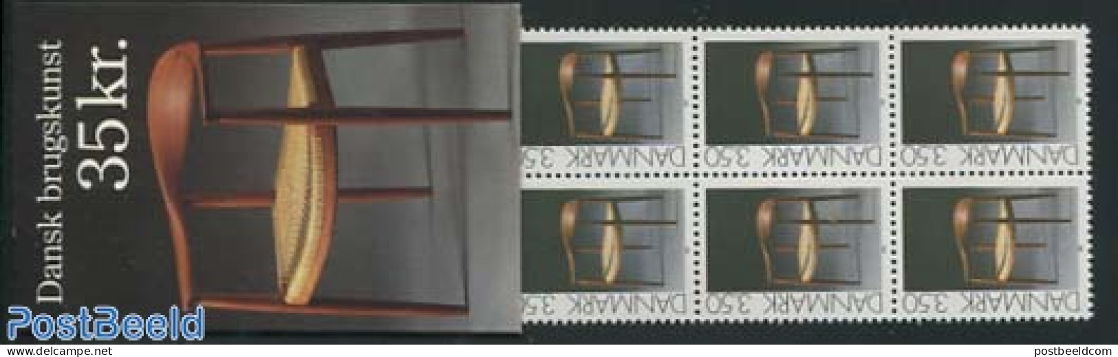 Denmark 1991 Industrial Design Booklet, Mint NH, Stamp Booklets - Art - Art & Antique Objects - Industrial Design - Unused Stamps