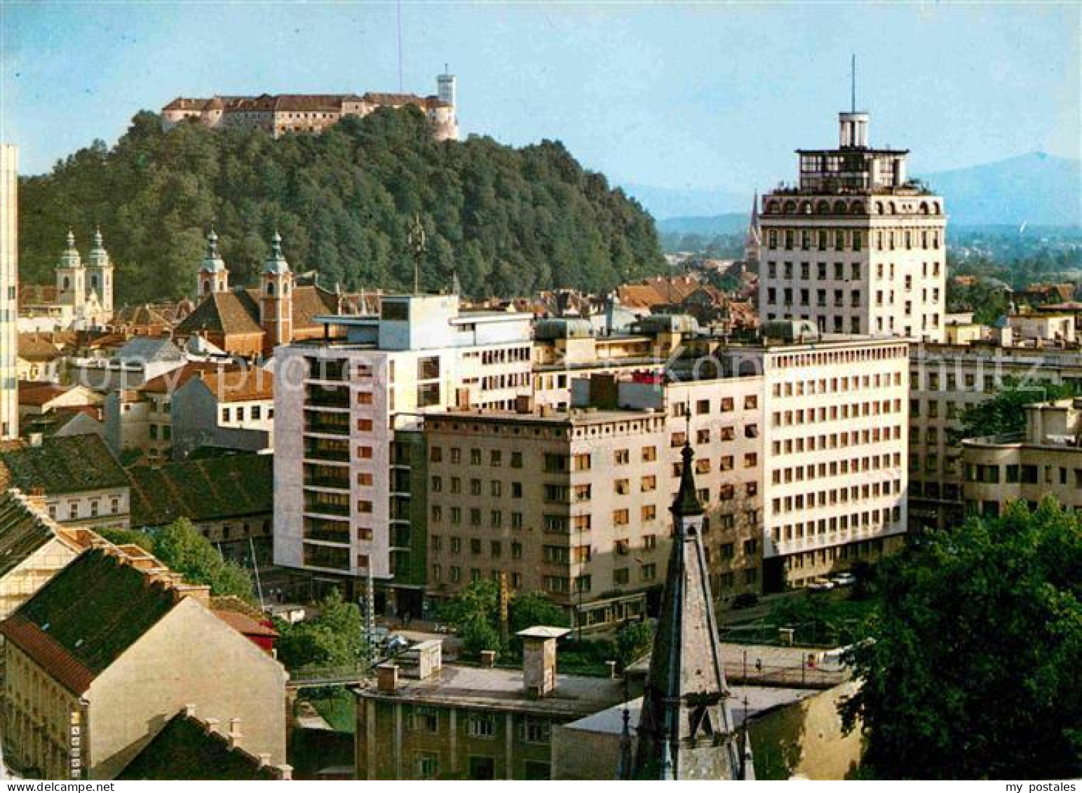 72639603 Ljubljana Stadtbild Mit Burg Ljubljana - Slovénie