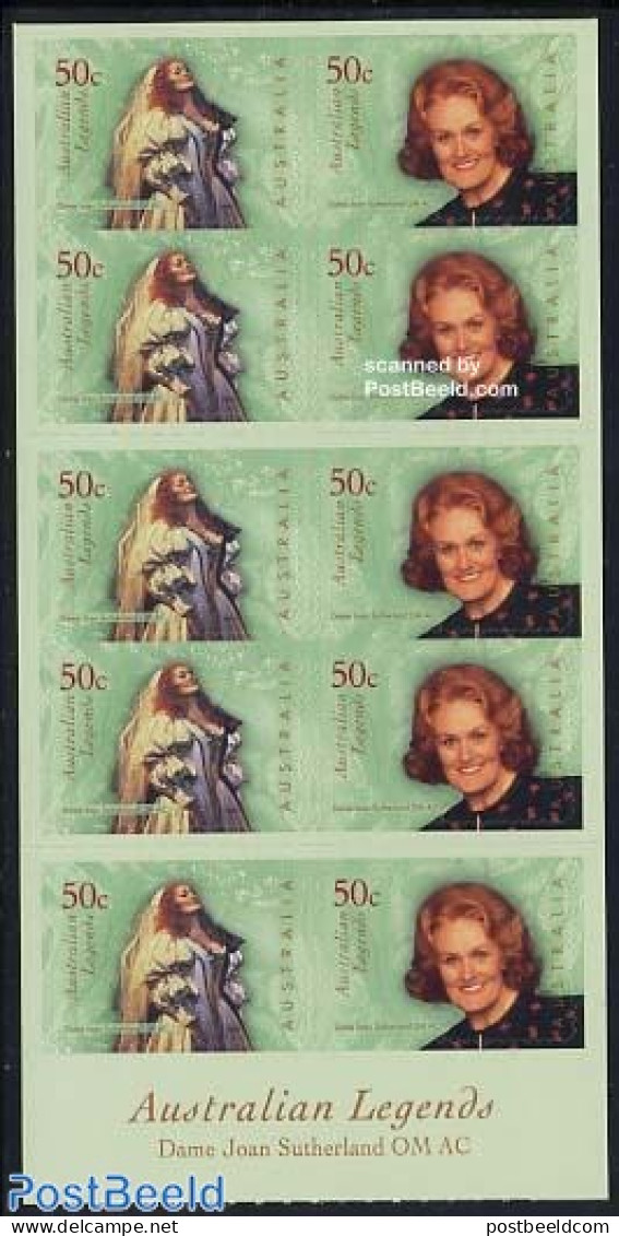 Australia 2004 Dame Joan Sutherland Booklet, Mint NH, History - Performance Art - Women - Theatre - Stamp Booklets - Neufs