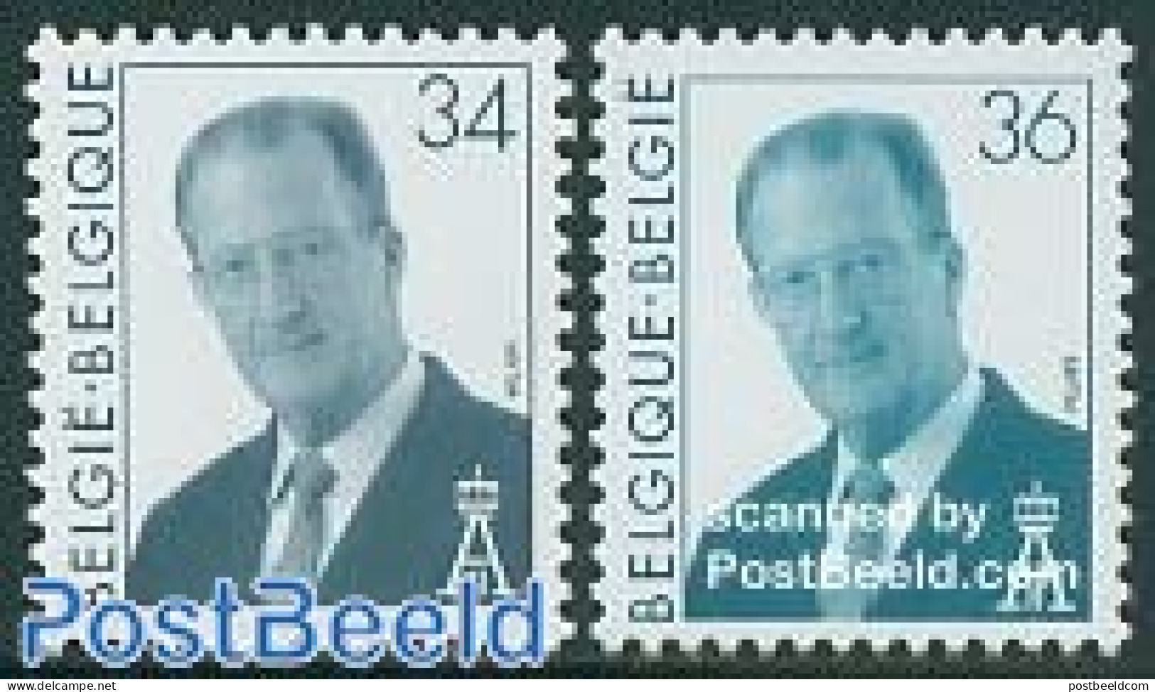 Belgium 1997 Definitives 2v, Mint NH - Unused Stamps