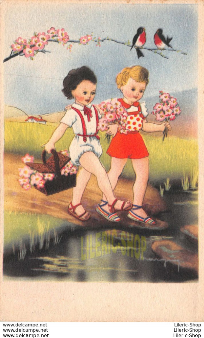 ÉDITION JLP SÉRIE CHARME N°953 - CPA ENFANTS FILLETTES LITTLE GIRLS ILLUSTRATION MARGNY - Dessins D'enfants