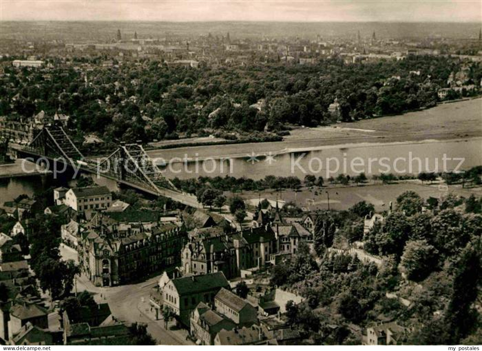 72639481 Dresden Oberloschwitz Blaues Wunder Dresden Elbe - Dresden