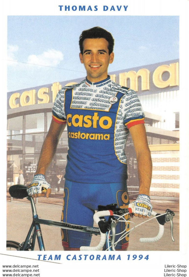 CYCLISME COUREUR THOMAS DAVY TEAM CASTORAMA 1994 - Cyclisme