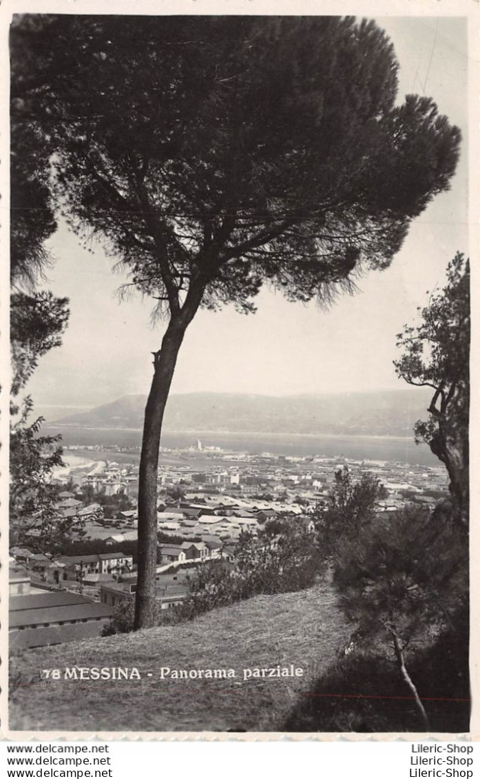 VINTAGE ORIGINAL POSTCARD ± 1950 - PANORAM PARZIALE - Ed. CARISME - Messina