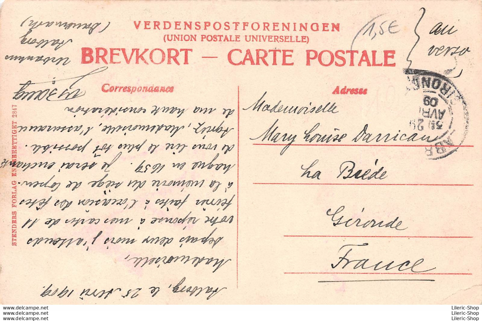 DK, * AALBORG RAADHUSET * Gatuförsäljare - SENT 1909 - Danemark