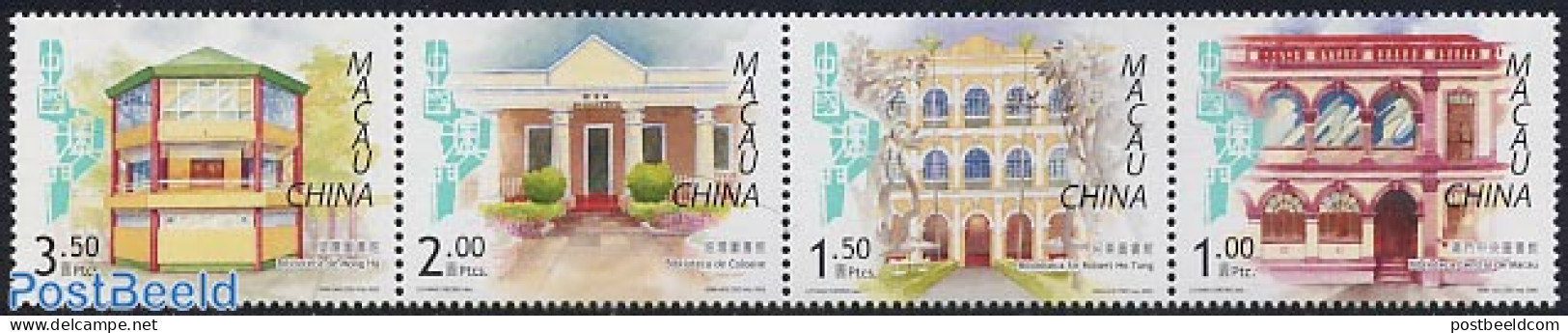 Macao 2005 Libraries 4v [:::] Or [+], Mint NH, Art - Libraries - Neufs